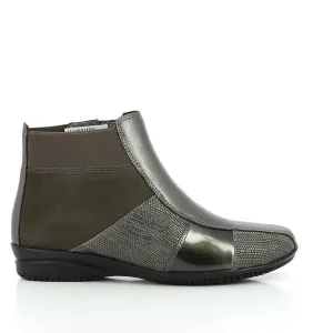24 Hrs 22982 Pewter Charcoal Ankle Boots