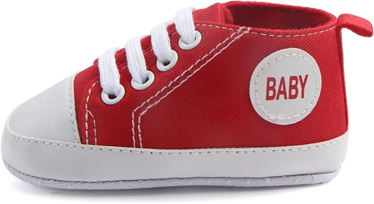 24 Months Tennis Shoes Sports Toddler Girls Barefoot Baby Walkers Kids Non-Slip Prewalker First Colour Soild Shoes Boys Shoes Floor The Baby Toddler Infant Baby Boys