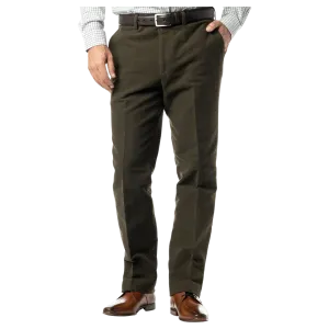 40% OFF GURTEEN Epsom Moleskin Trousers - Olive - Size: 38 & 44 REGULAR