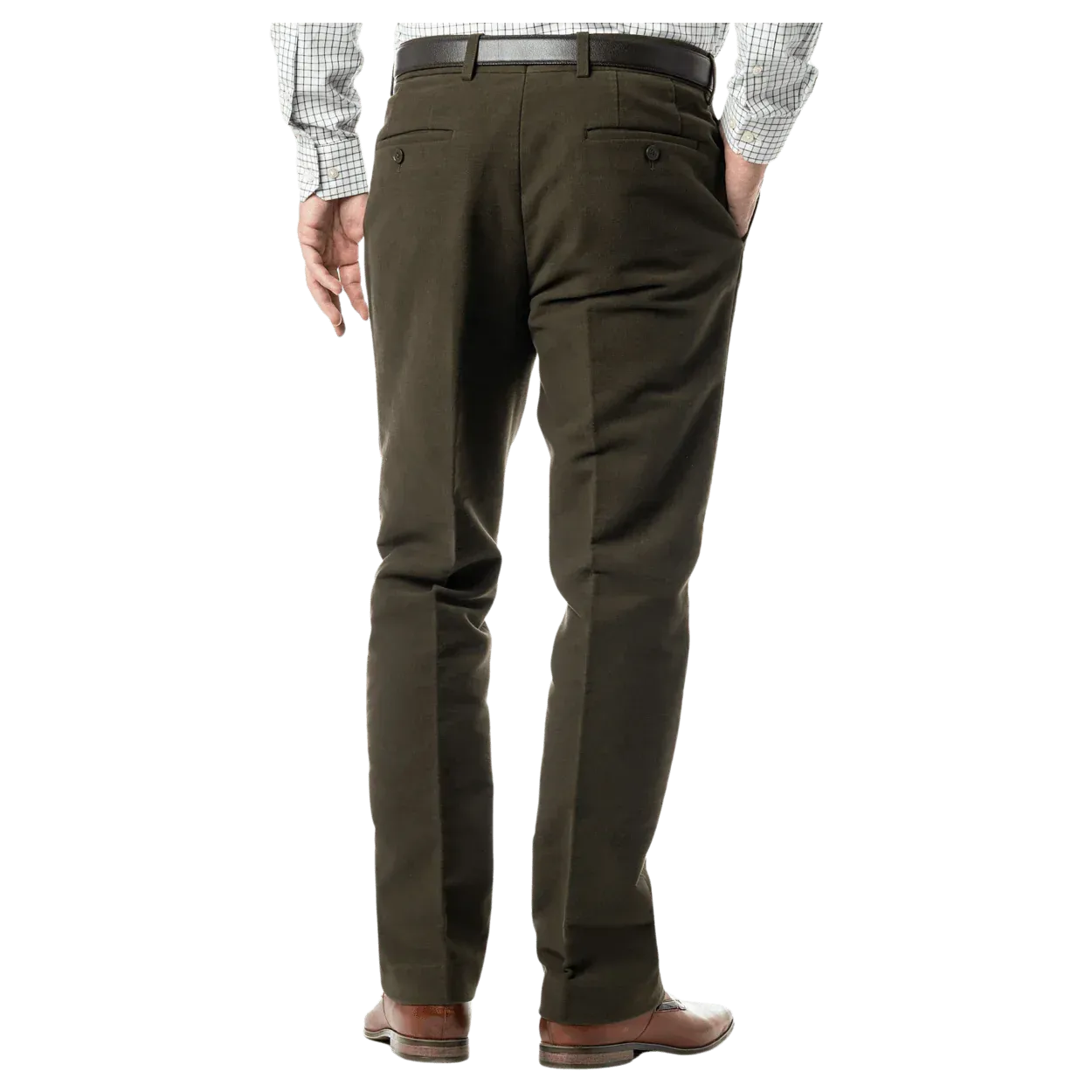 40% OFF GURTEEN Epsom Moleskin Trousers - Olive - Size: 38 & 44 REGULAR