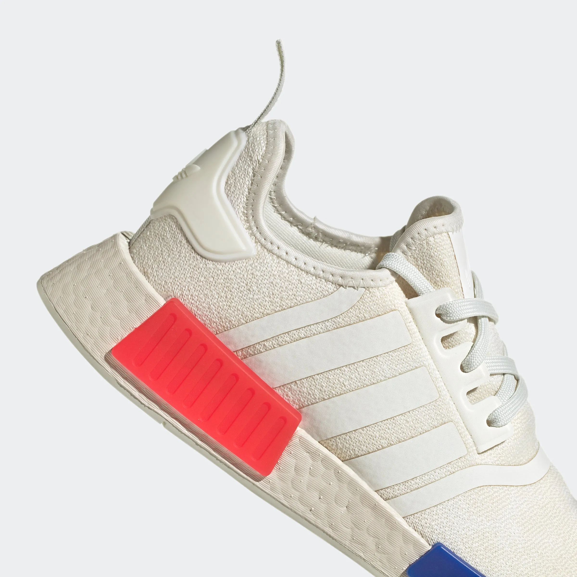 adidas NMD_R1 Shoes | White/Red/Blue | Men's