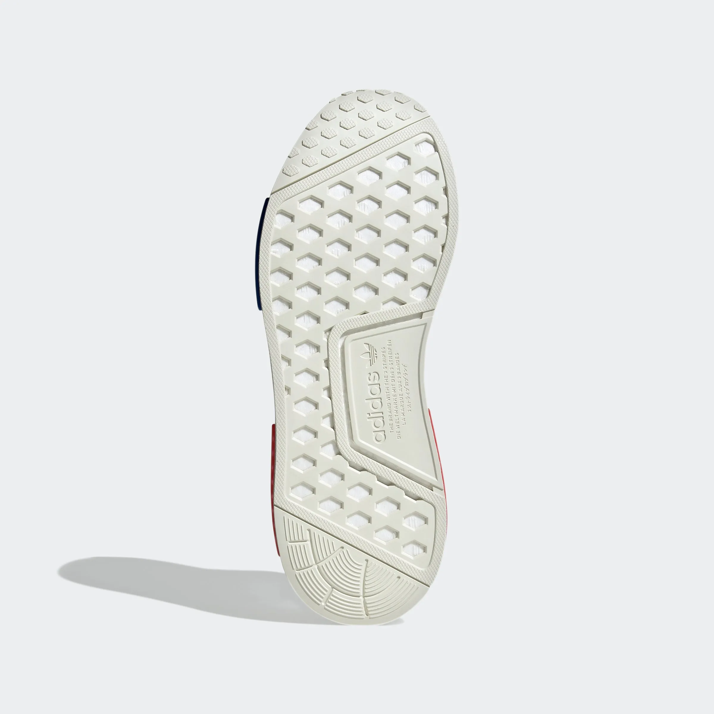 adidas NMD_R1 Shoes | White/Red/Blue | Men's