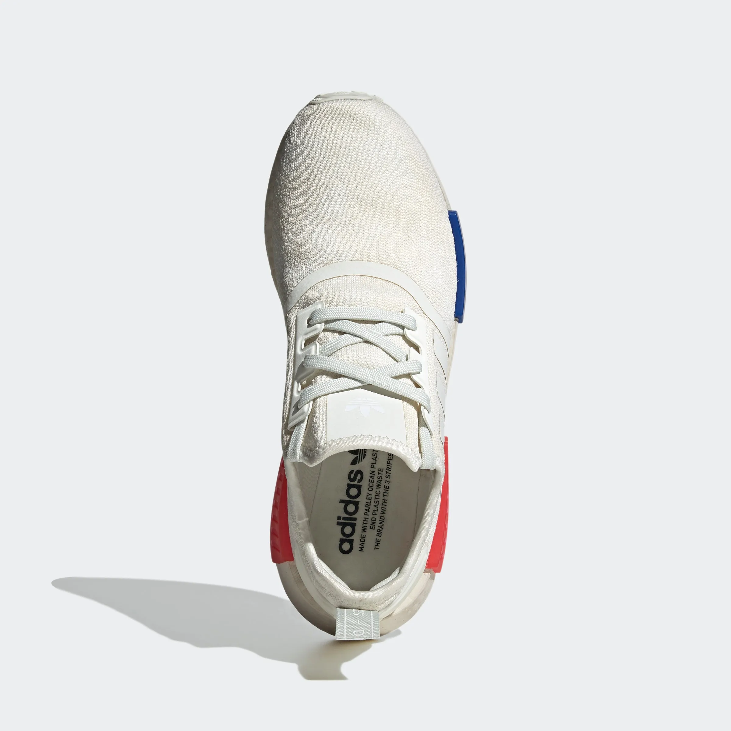 adidas NMD_R1 Shoes | White/Red/Blue | Men's