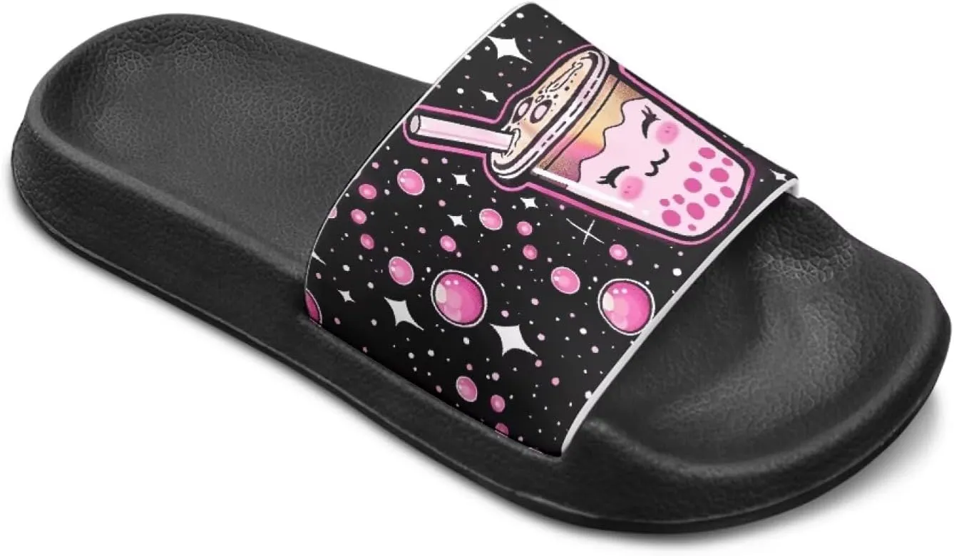 Adorable Slide Sandals for Boys Girls Slide Sandals Cartoon Youth Pool Shower Shoes Suitable for Outdoors