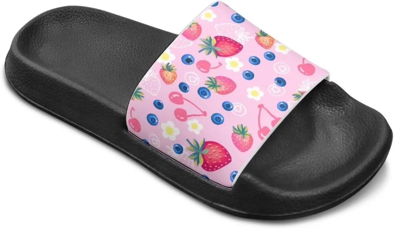Adorable Slide Sandals for Boys Girls Slide Sandals Cartoon Youth Pool Shower Shoes Suitable for Outdoors