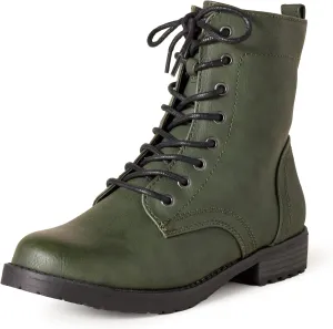 Amazon Essentials Women's Lace-Up Combat Boots