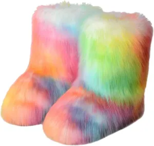 Ankle Snow Boots for Women 2023 Boots Snow for Women Warm Winter Boots Women Waterproof Womens Snow Shoes Dressy Botas Para El FrO De Mujer