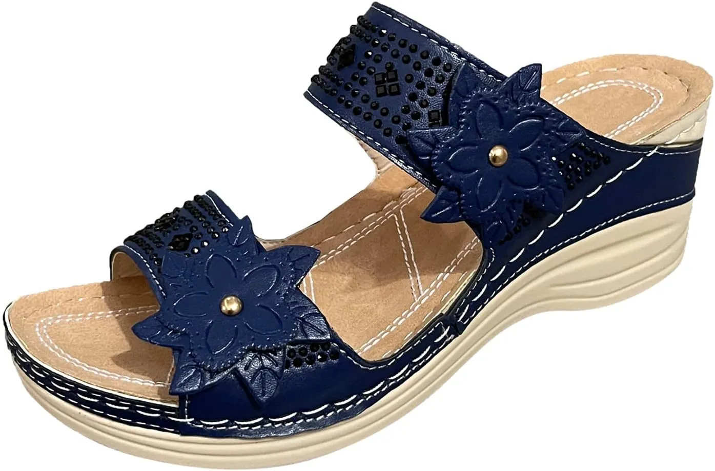 Arch Support Slippers Women Plantar Fasciitis Black Orthopedic Dress Shoes Women Sandals for Women Dressy Wedding Black Sandals Women Comfortable Womens Orthopedic Sandals 9 Wide Fit Sandals