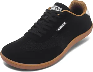 ASHION Men's Walking Shoes Wide Toe Box Classic Retro Gum Sole Fashion Sneakers Casual Tennis Footwear Anti Slip Trainers