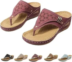 Avylays Orthopedic Sandals for Women Breathable Mesh Hollow Sports Sandals Orthopedic Flip-Flops Summer Comfortable Sandals