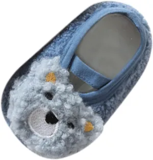 Baby Infant Girl Tennis Shoes Boys and Girls Cartoon Character Pattern Warm Toddler Shoes Shoes Infant Size 2