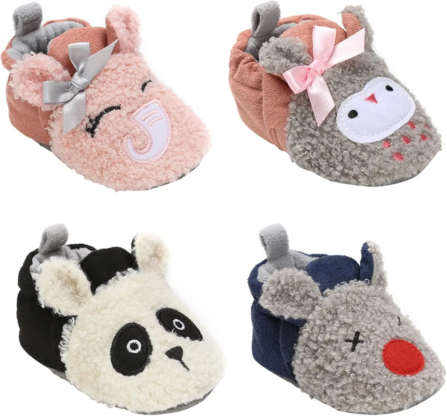 Baby Shoes Plus Velvet Warm Boots Fashion Non Slip Breathable Toddler Shoes Boots Boots Baby Socks Shoe
