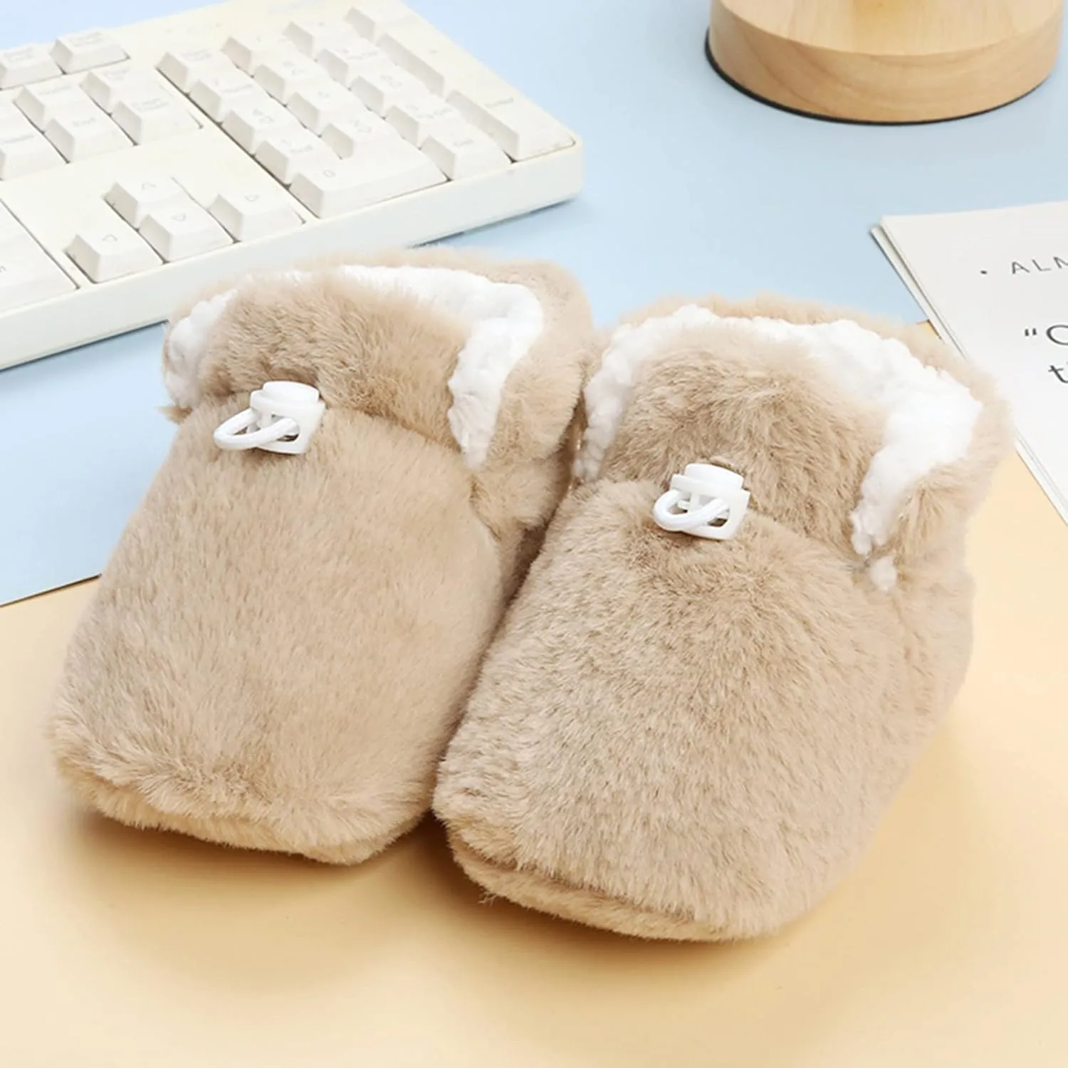 Baby Shoes Toddler Boots Soft Bottom Toddler Shoes Plus Velvet Thick Non Slip Large Cotton Infant Girl Shoes