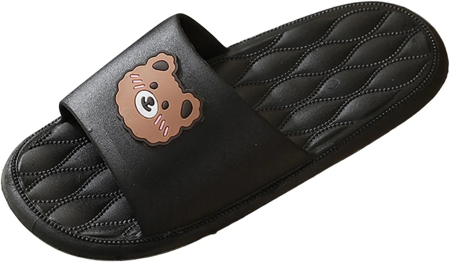 Bath Slippers Women's Slippers with Arch Support Ultra Comfort Non-Slip Shower Sandals Indoor and Outdoor