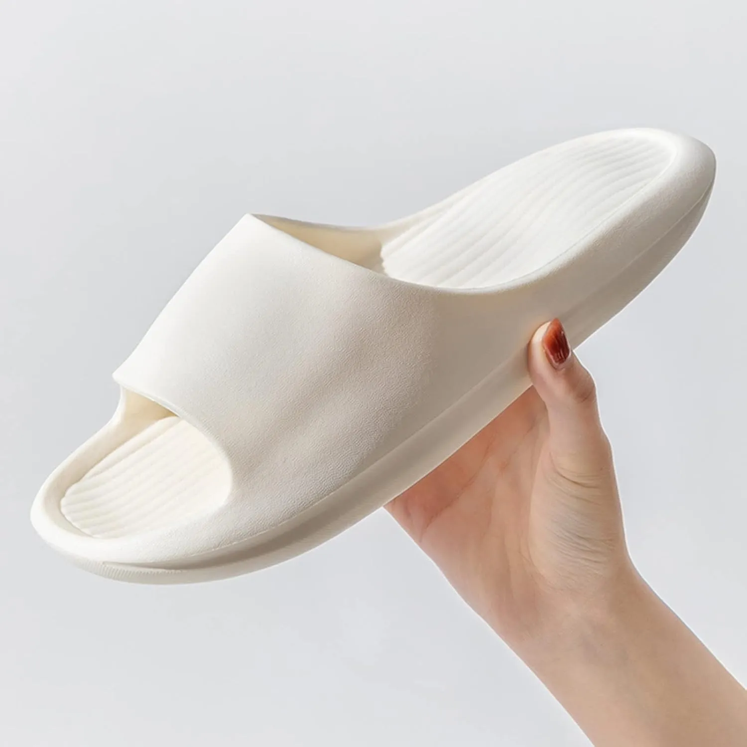 Bathroom Slippers Men Shower Shoes Women Cloud Slippers for Men Slides for Women Living Room Ultra Comfort Non Slip