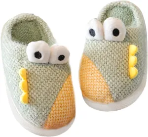 Big Kid Slippers Kids Dinosaur Slippers For Girls Boys Slippers Comfy House Slip on Slippers for Kids Girls