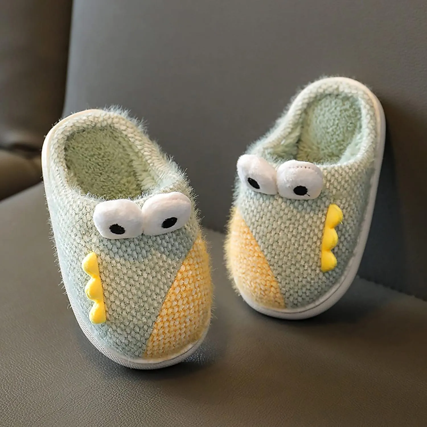 Big Kid Slippers Kids Dinosaur Slippers For Girls Boys Slippers Comfy House Slip on Slippers for Kids Girls