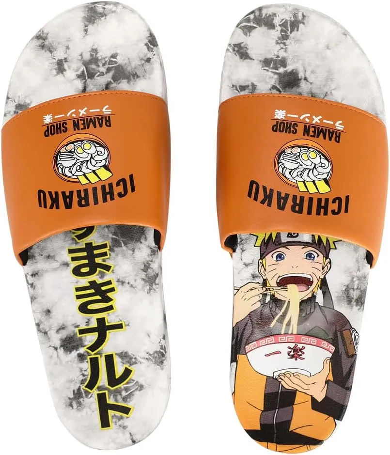 Bioworld Naruto Shippuden Ichiraku Ramen Shop Mens Slides
