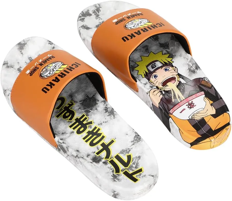 Bioworld Naruto Shippuden Ichiraku Ramen Shop Mens Slides