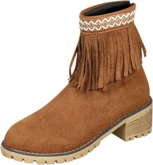 Black Booties for Women Cow Print Boots for Women Heel Boots for Women Flat Heel Cowboy Boots Women Womens Fall Booties and Ankle Boots Wedges Women's Wide Width Ankle Booties