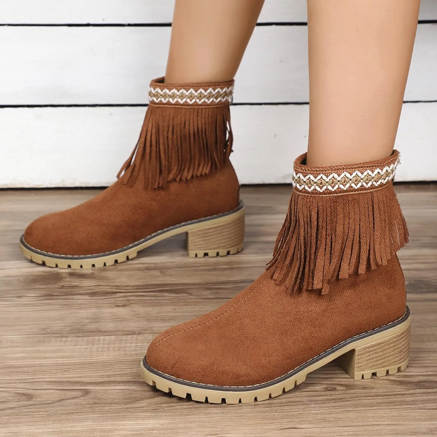 Black Booties for Women Cow Print Boots for Women Heel Boots for Women Flat Heel Cowboy Boots Women Womens Fall Booties and Ankle Boots Wedges Women's Wide Width Ankle Booties
