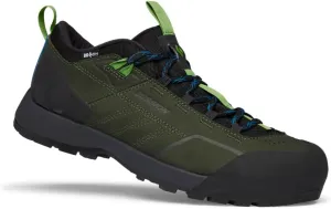 Black Diamond Unisex-Adult Modern Equipment Men's Mission Leather Low Wp Approach Shoes-Cypress-Black-8.5