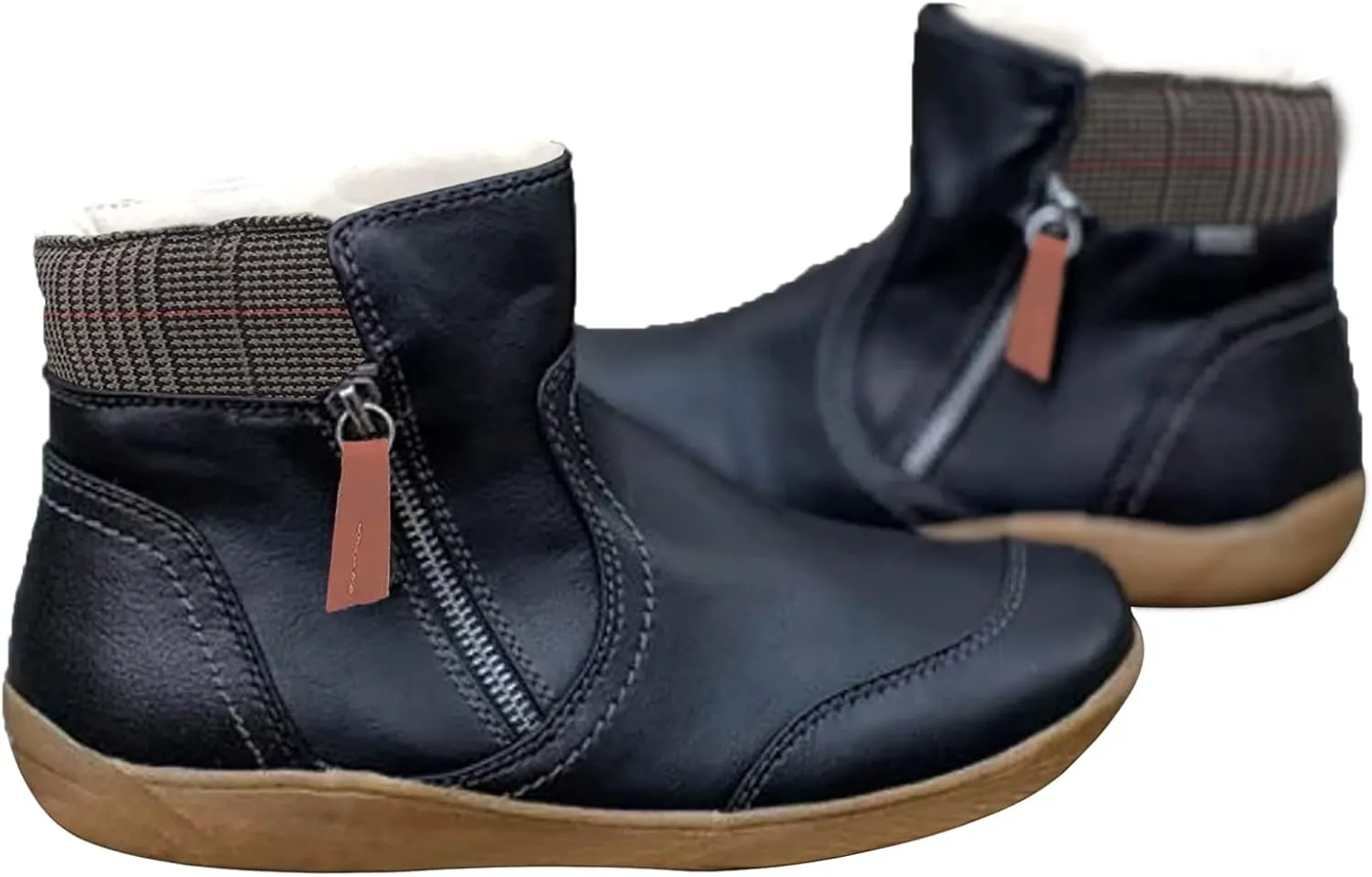 Black Winter Boots for Women Snow Boots for Women Cute Ankle Womens Wide Width Snow Boots Tall Women Waterproof Boots Winter Botas De Invierno Para Mujer Con Tacones