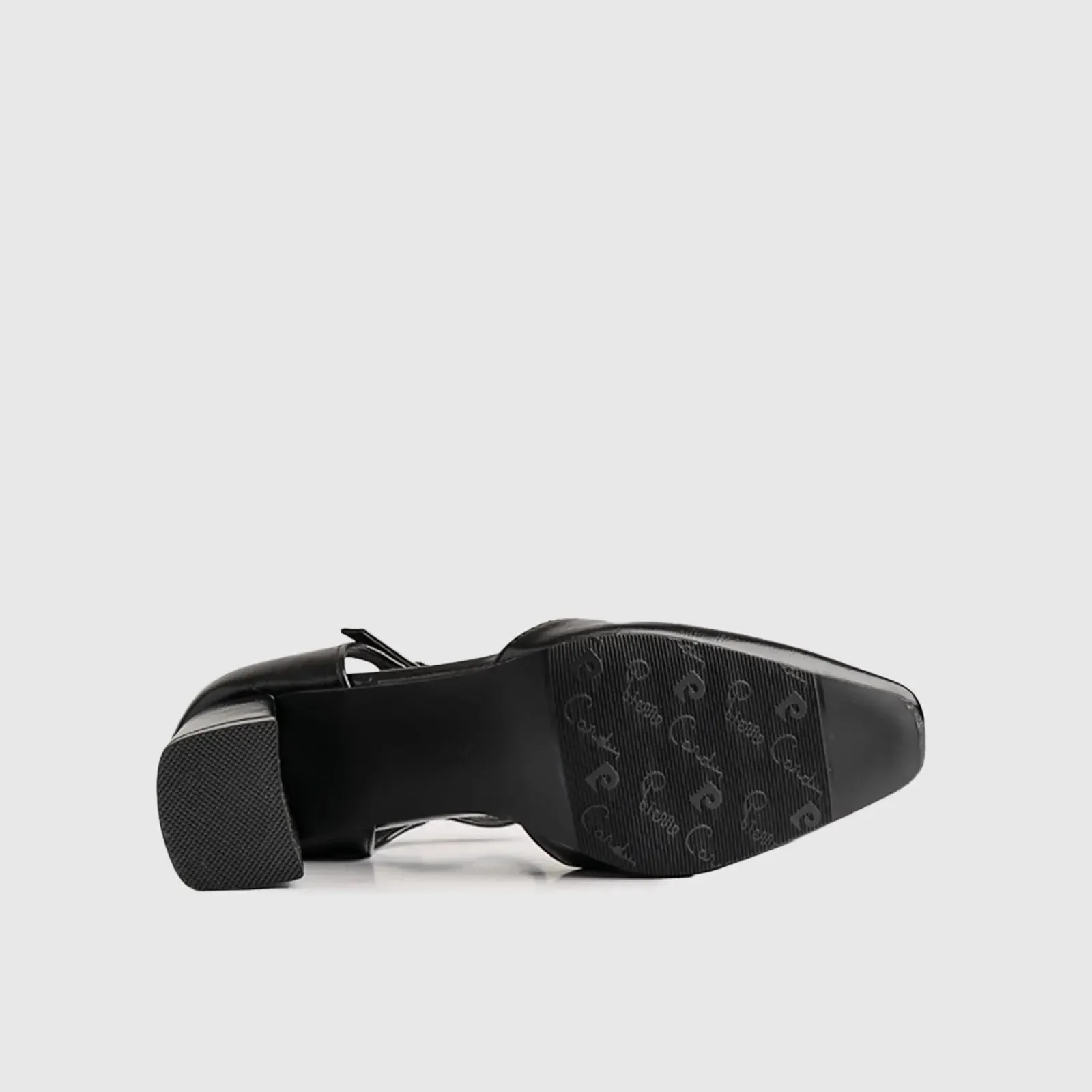Block Heel Court Shoe 10614 Black