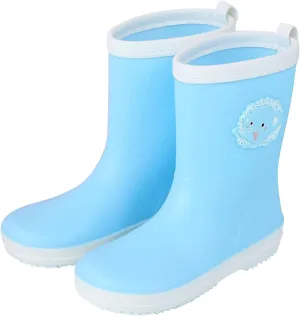 Blue Elephant Cartoon Character Rain Shoes Children's Rain Shoes Boys And Girls Water Shoes Baby Rain Boots 6 Months Old