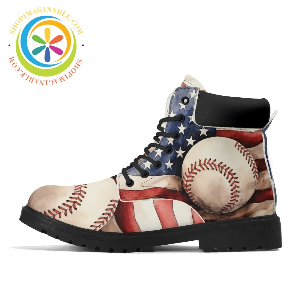 Born To Play Ball in the USA Women's Boots