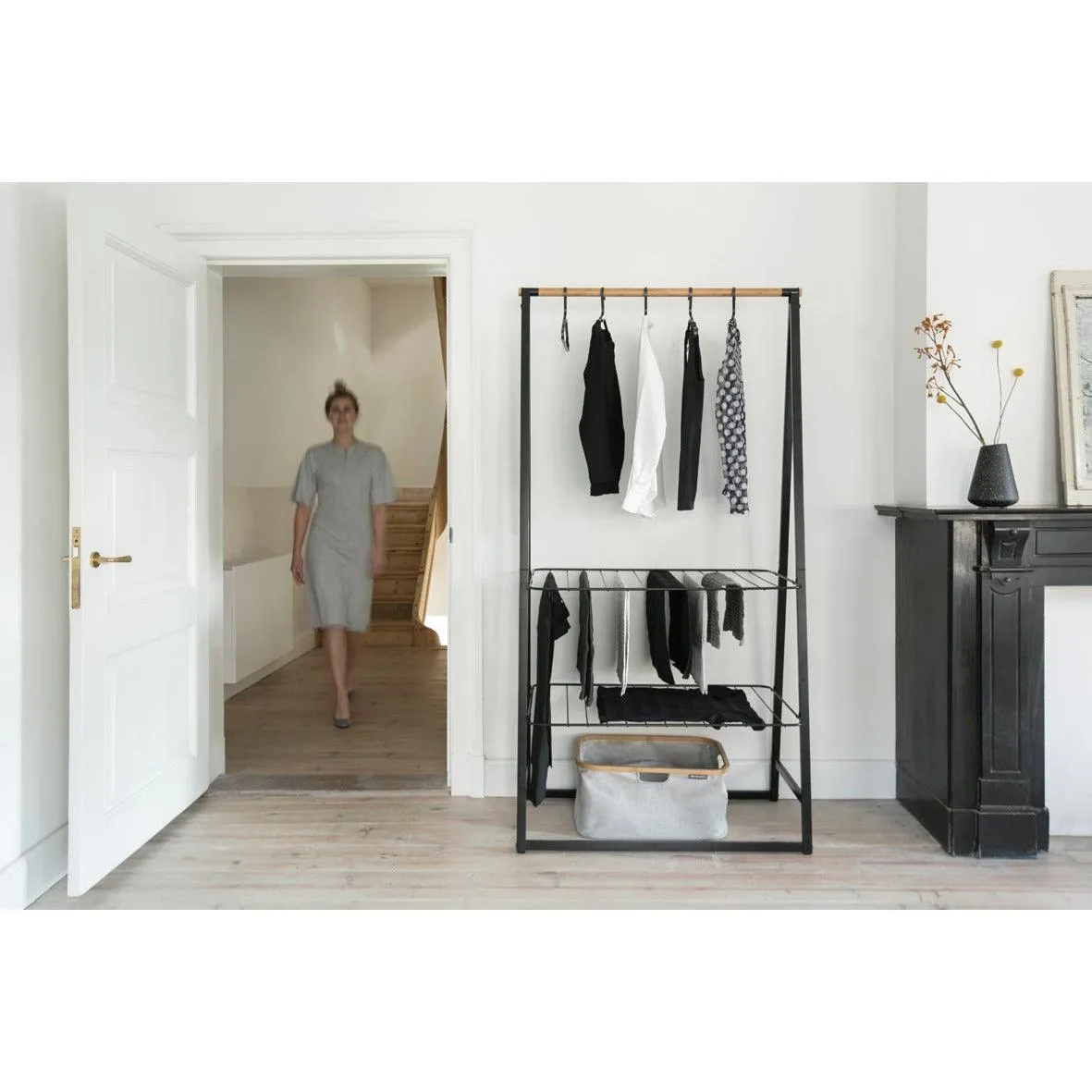 Brabantia Large Linn Clothes Rack - Black | 118241
