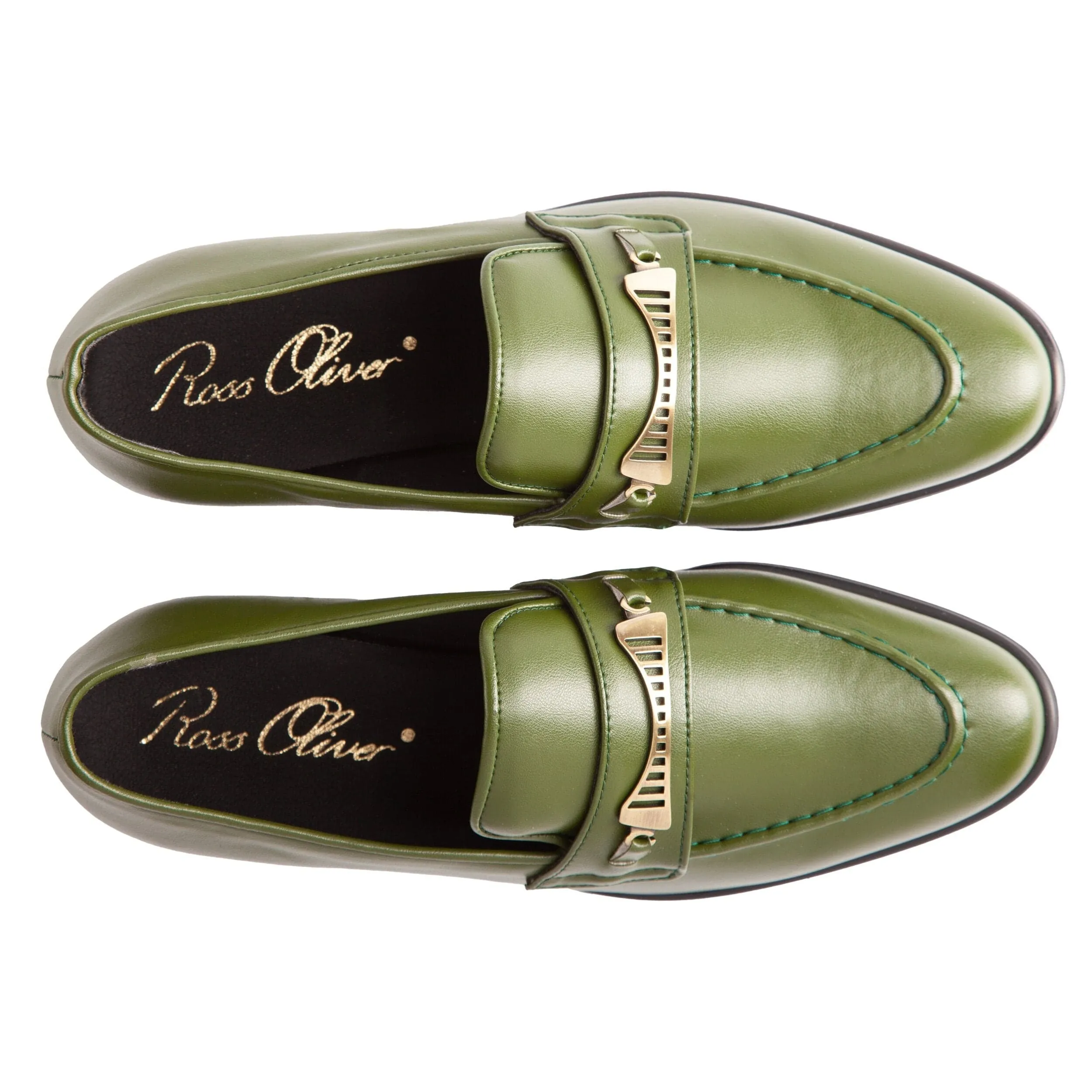 Bridge-Bit Cactus Leather Vegan Loafer | Green