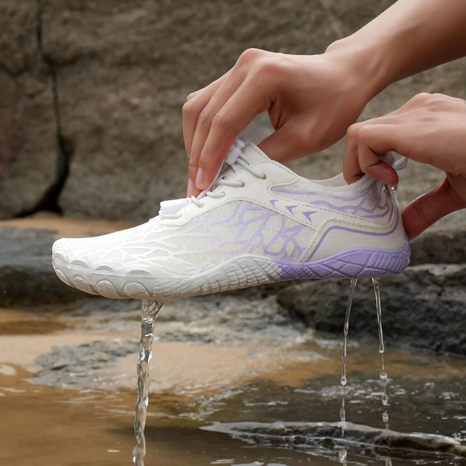 Canbebig Barefoot Shoes Women & Men Non-Slip Athletic Footwear Wide Toe Box Healthy Barefoot Shoes Breathable Running Shoe Unisex Outdoor Hiking Footwear