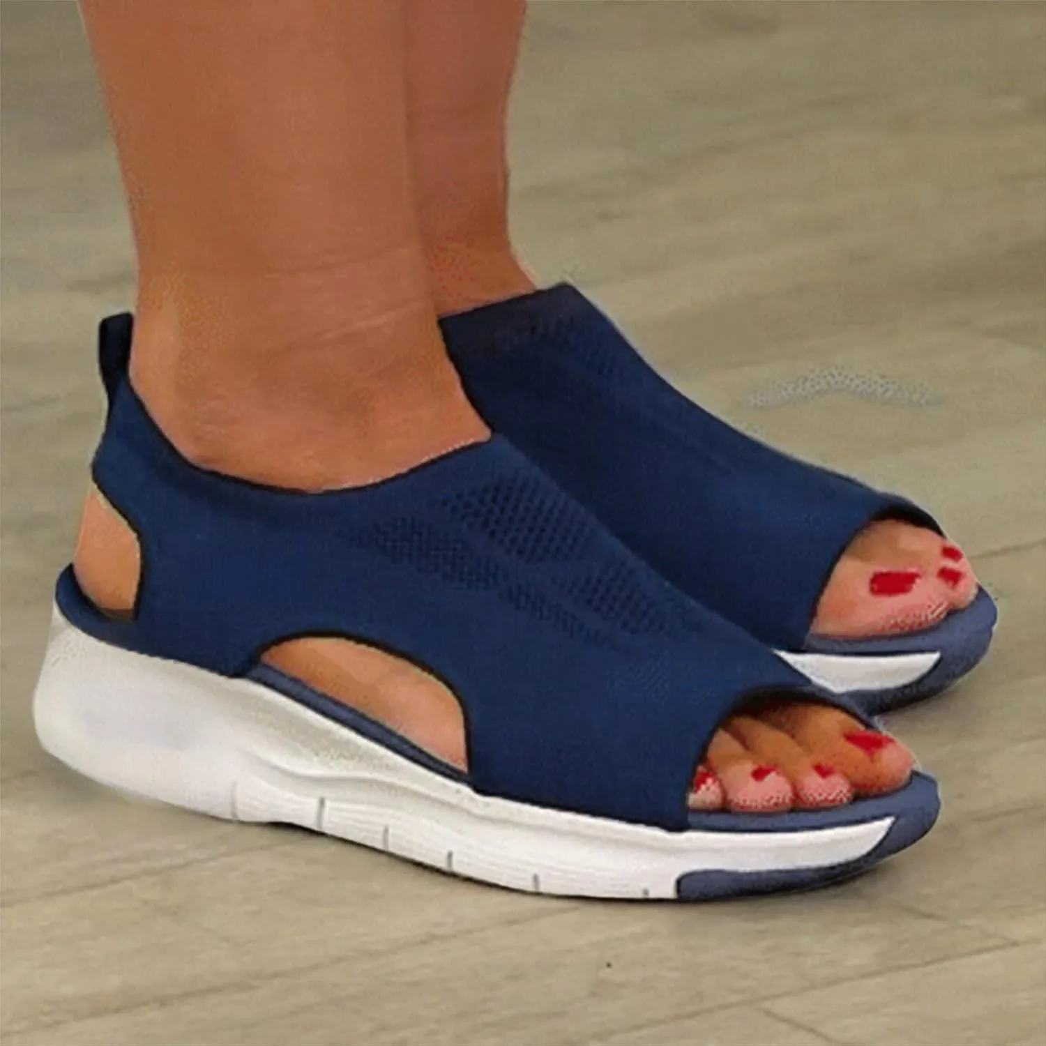 Cathalem Orthopedic Sandals for Women Arch Support 2024 Casual Summer Shoes Flip Flops Comfy Lightweight Breathable Sandals