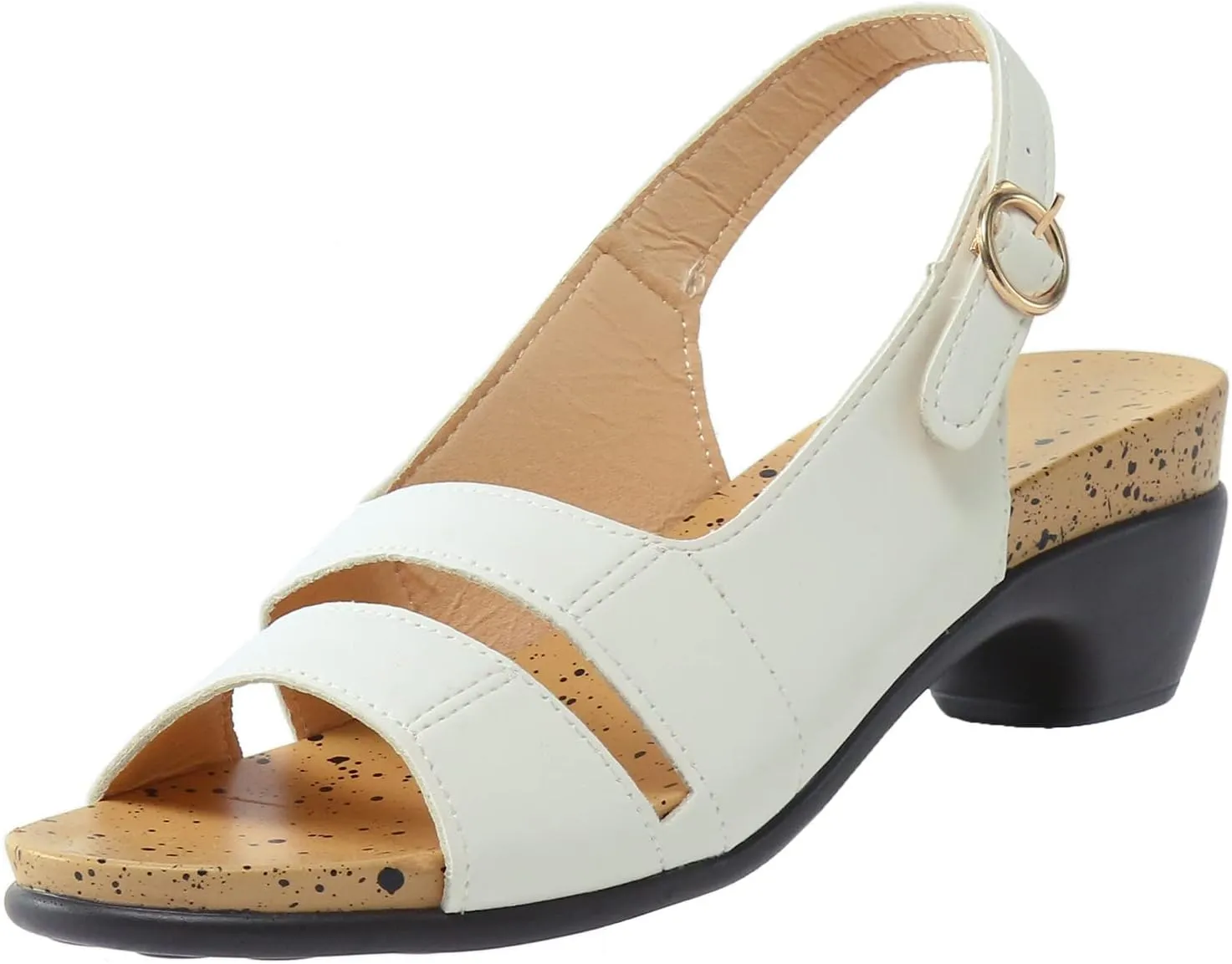 Cathalem Sandals For Women Closed Toe Wedge Sandals Low Heel Breathable Hollow Out Sandals Casual Summer Sandals