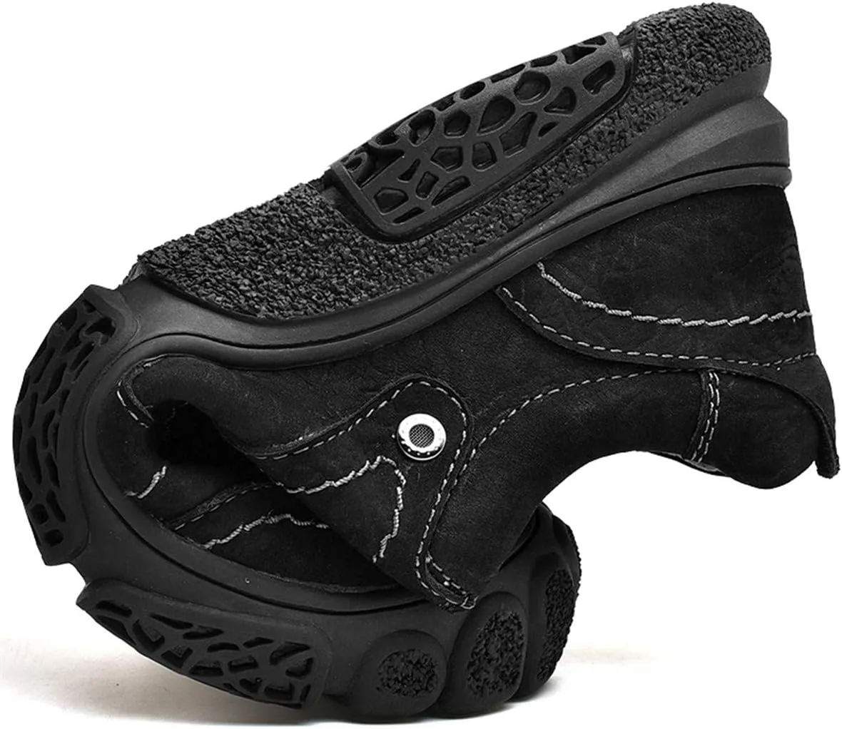 ChicWind Men's Hand Stitching Breathable Hiking Shoes Casual Lace-Up Outdoor Trekking Sneakers