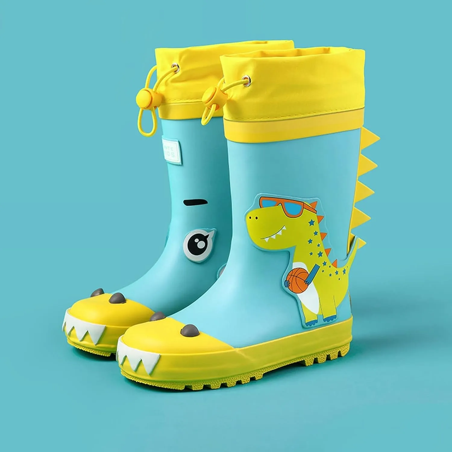 Children Boys Girls Mid Calf Rain Boots aterproof Shoes Kids Adorable Patterns Lightweight Anti Baby Boys Shoes Size 4