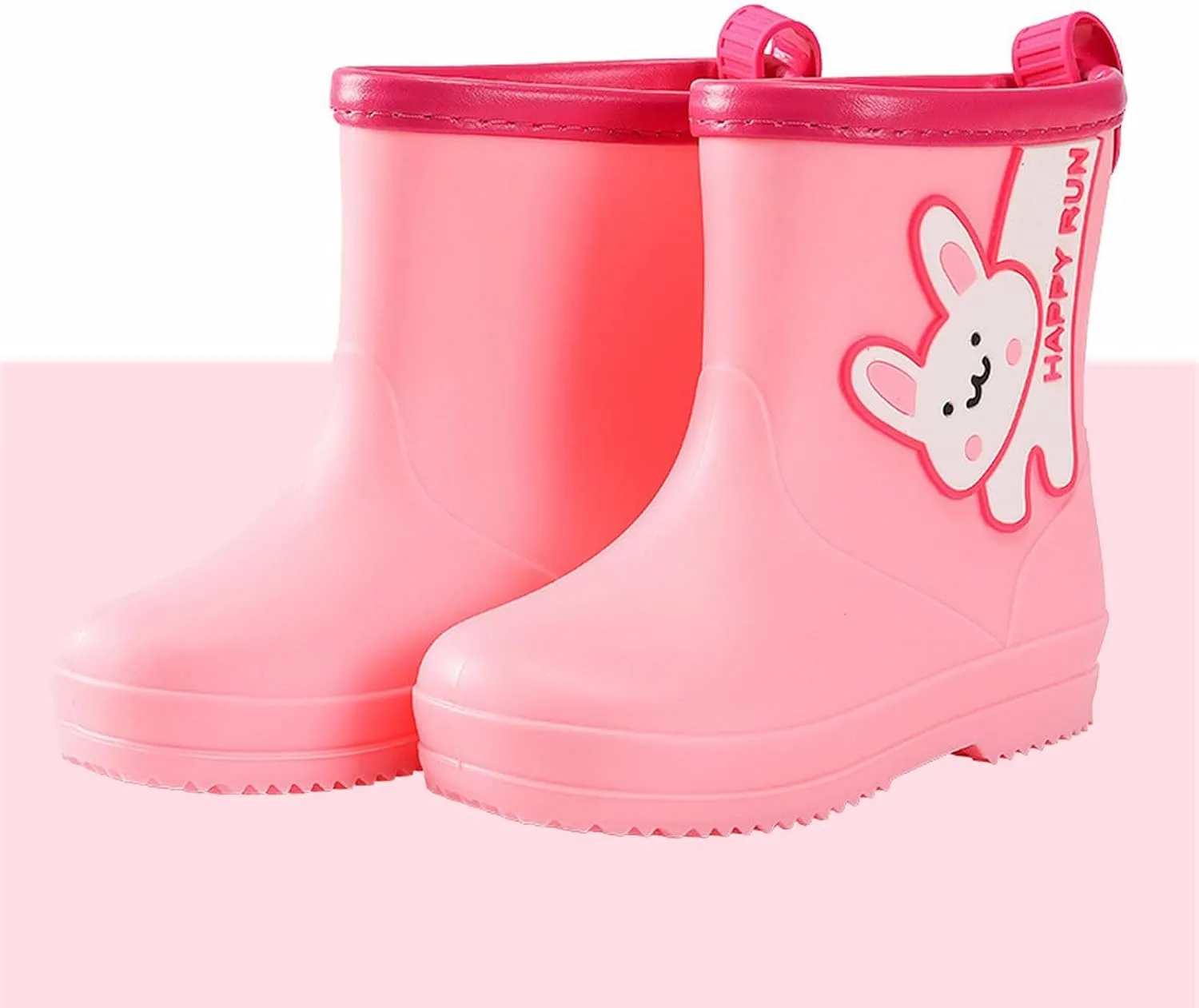 Children's Cute Rain Shoes Boys Girls ??ellies ??aterproof ??artoon Pull On Rainboots Mud Shoes for Boots Baby Girls