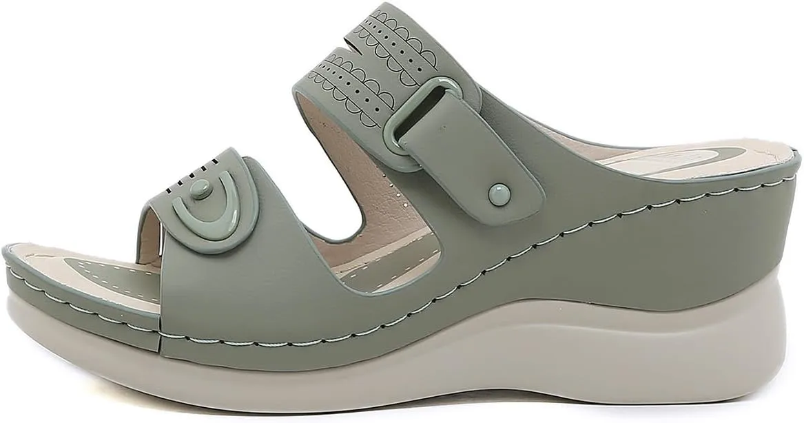 Ciuyurra Women Arch Support Slide Sandals