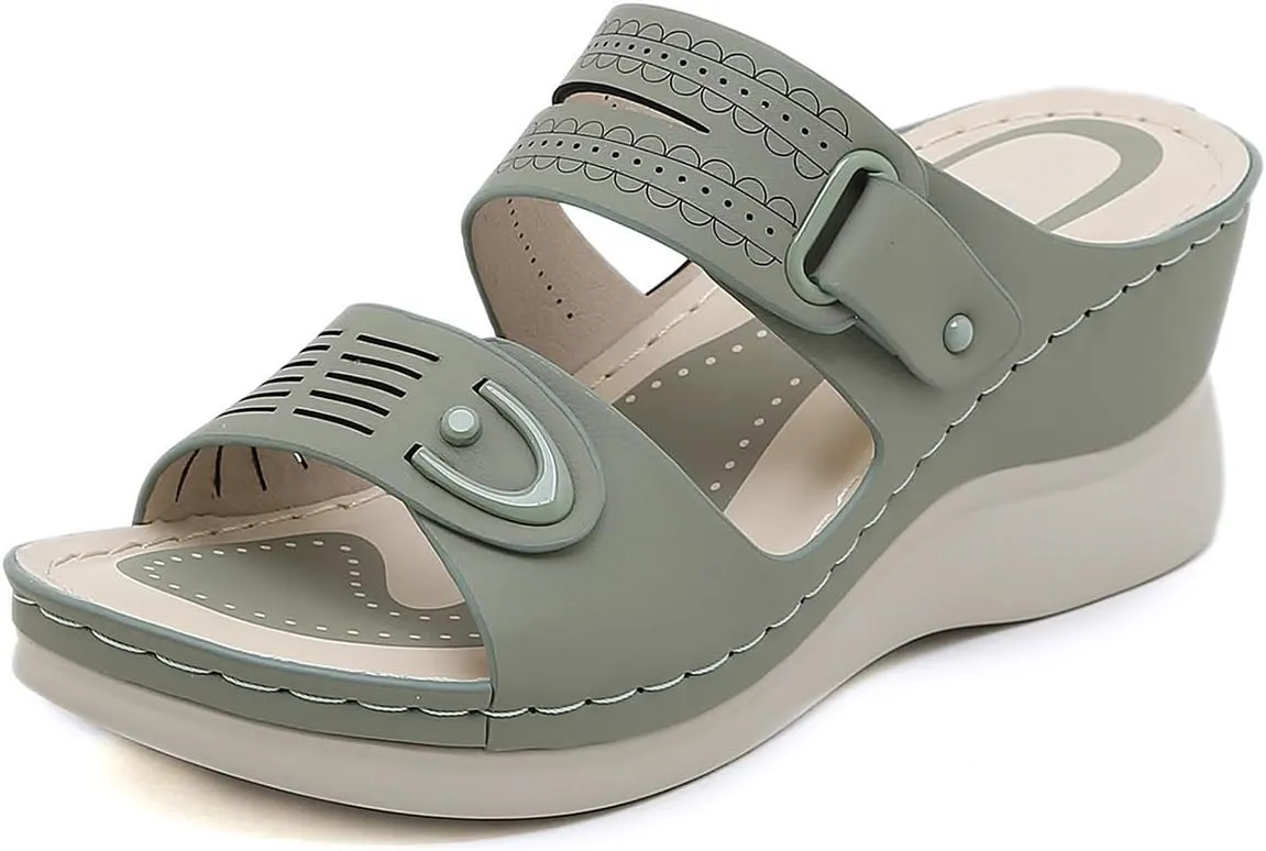 Ciuyurra Women Arch Support Slide Sandals