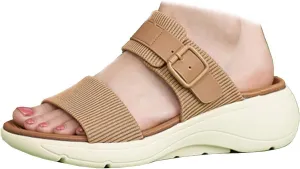 Ciuyurra Women Comfy Flat Slide Sandals