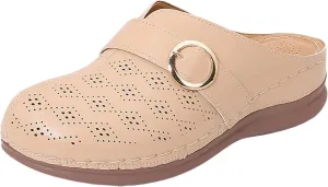 Closed Toe Sandals Women Dressy,Orthopedic Sandals with Arch Support Flip Flops for Women Comfortable Womens Walking Slippers Lightweight Sandals Anti-Slip Casual Sandals Women Dressy Summer Flat