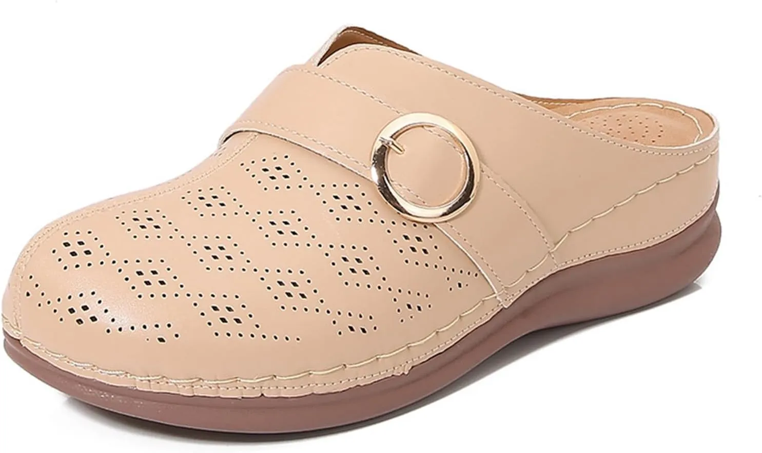 Closed Toe Sandals Women Dressy,Orthopedic Sandals with Arch Support Flip Flops for Women Comfortable Womens Walking Slippers Lightweight Sandals Anti-Slip Casual Sandals Women Dressy Summer Flat