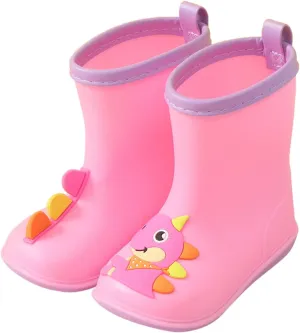 Colorful Cartoon Animal Children's Rain Boots Baby Water Shoes EVA Soft Outdoor Kids Rain Boots And Girls