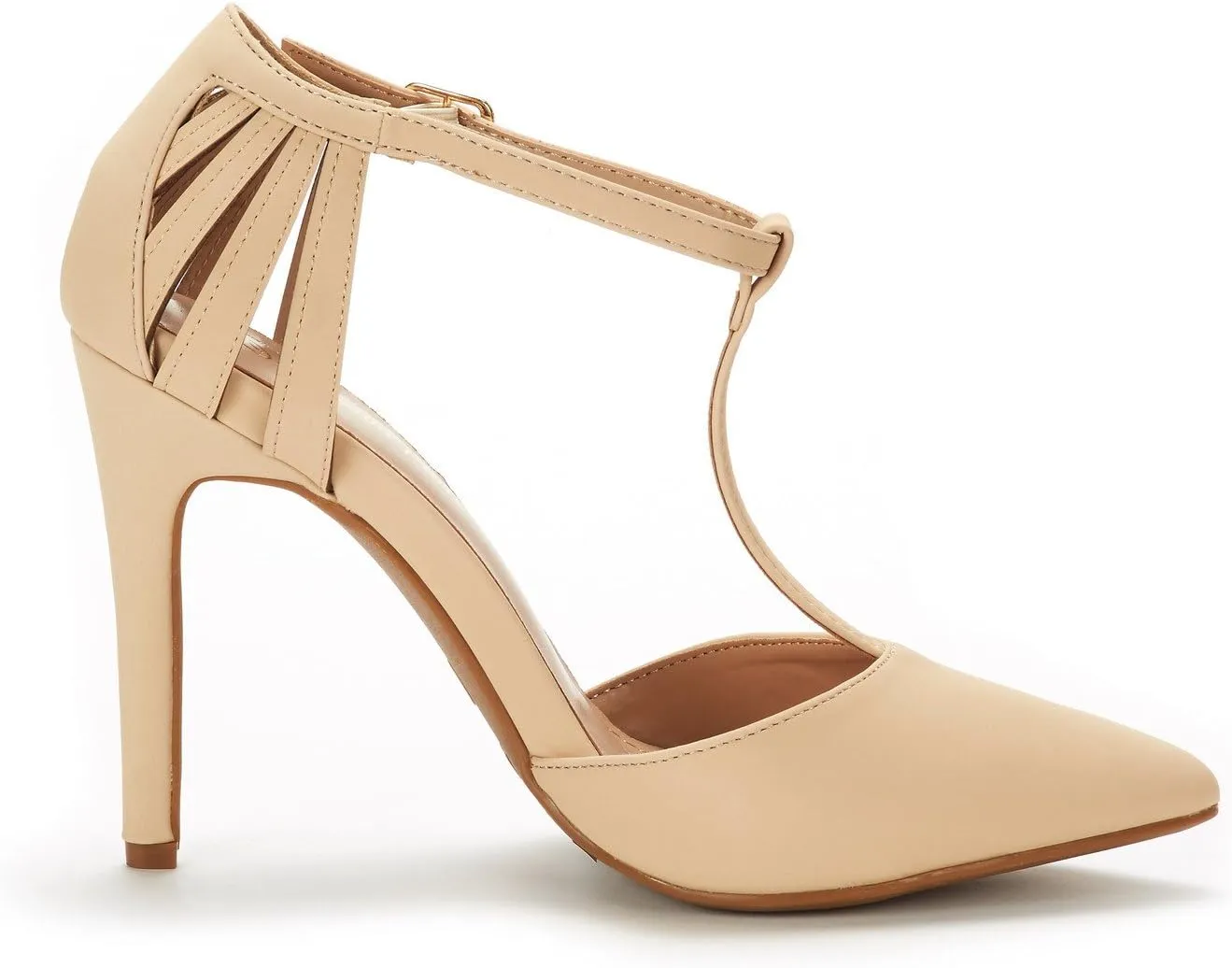 DREAM PAIRS Women's Oppointed-Mary Pump Shoe