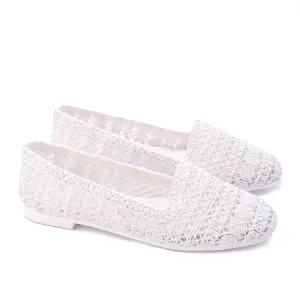 Espadrille Mules-White