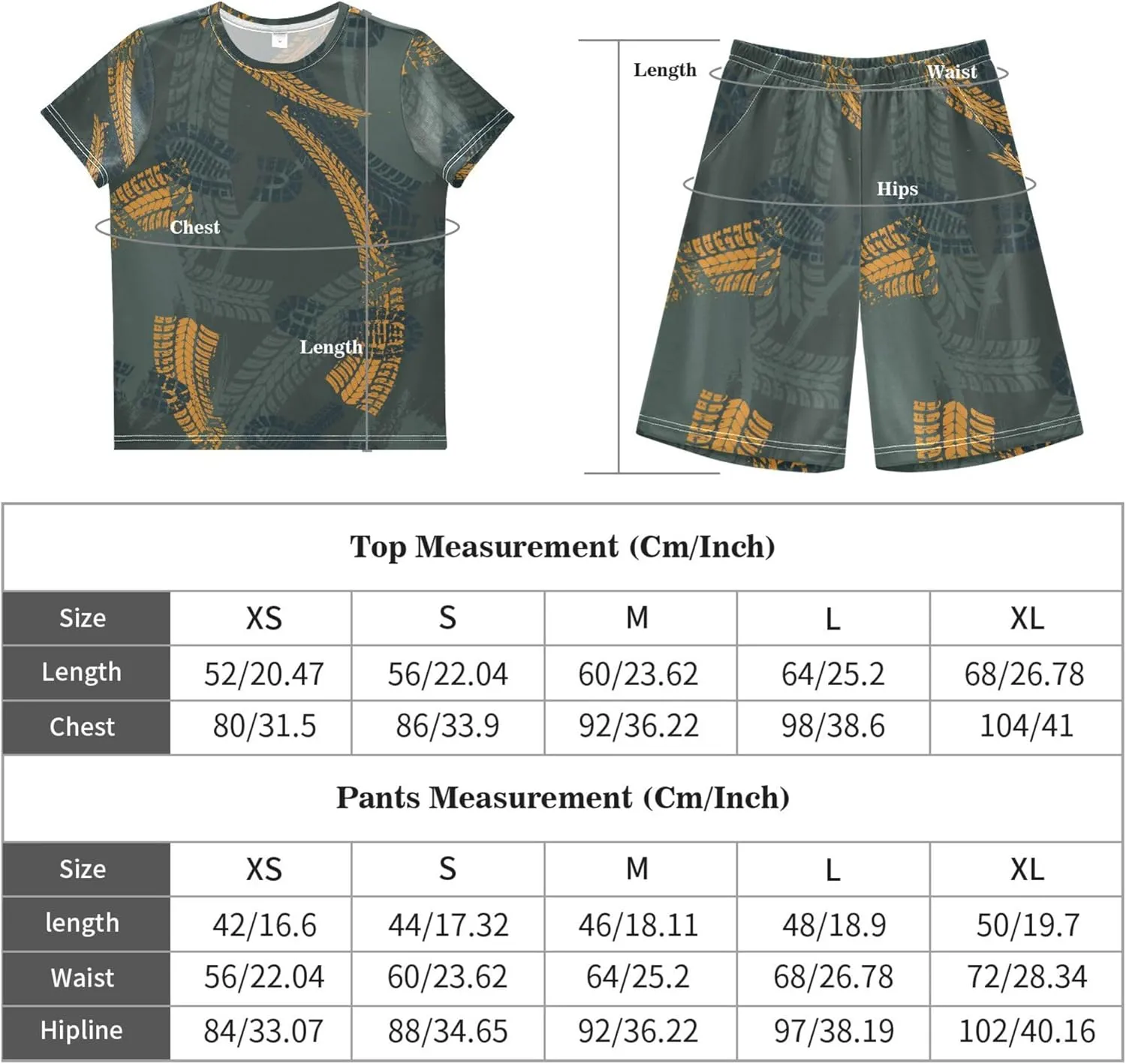 Exnundod Boys Shorts Set Tire Tracks Shoes Print Athletic Short Sets Basketball Casual Kids Summer Outfits 6-14Y