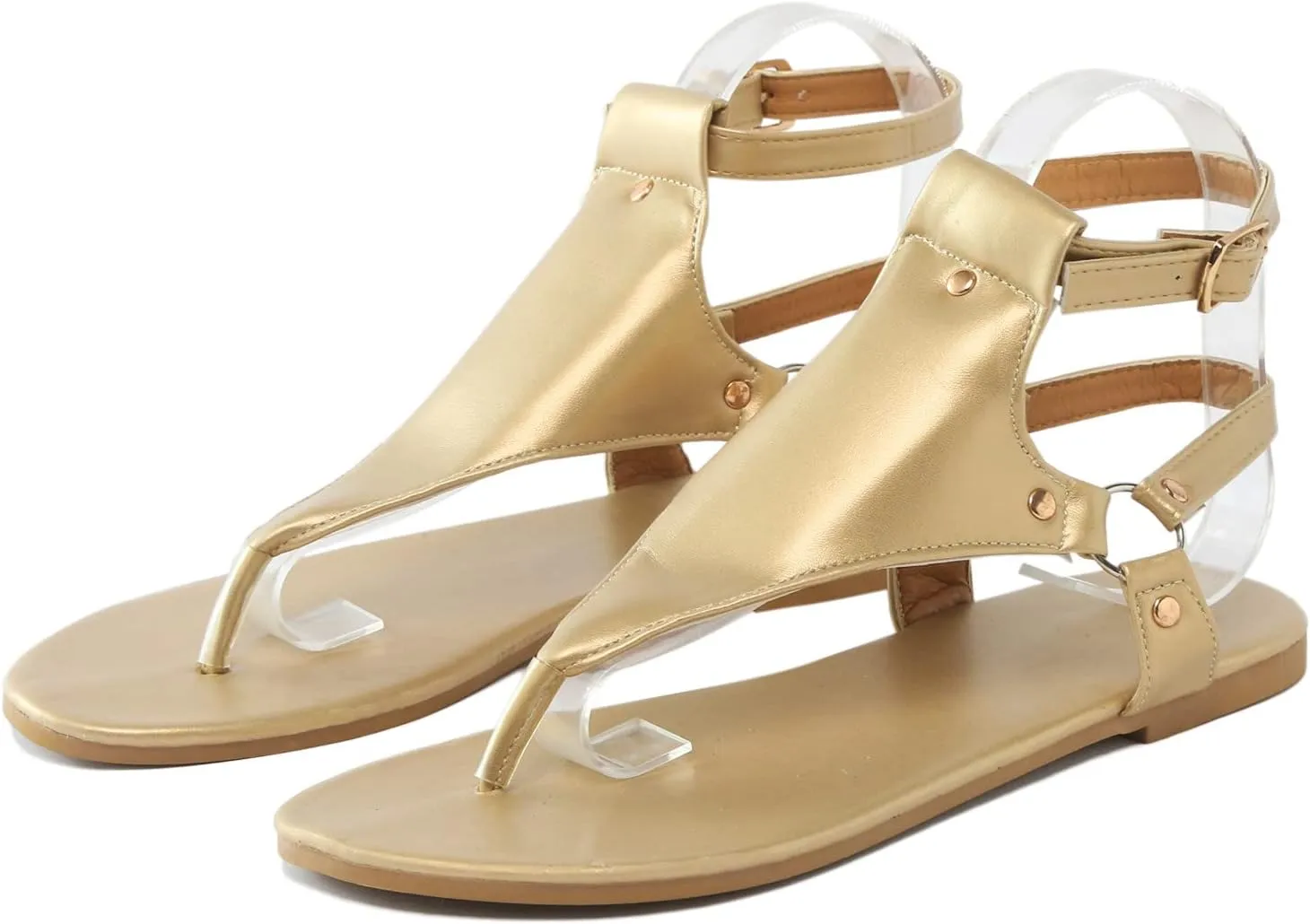 Flat Sandals for Women Rhinestones Sandals Orthopedic Sandals Flip Flops Sandals Ladies Buckle Strap Flip Flops