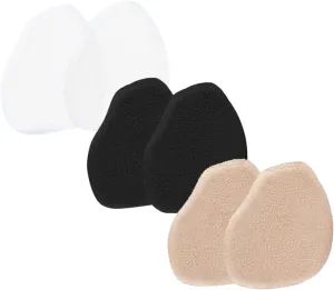 FRCOLOR 3pairs Forefoot Cushion Pads for High Heels Transparent and Gel Insoles for Women Reducing Pain and Friction While Walking Dancing Standing