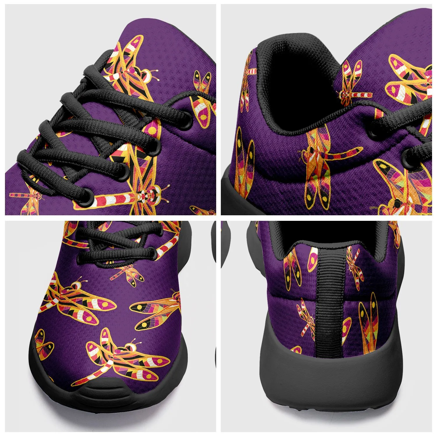 Gathering Yellow Purple Ikkaayi Sport Sneakers